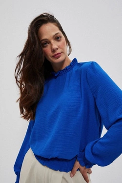 LADIES SHIRT L-KO-4005 BLUE