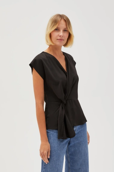 WOMEN'S SHIRT L-KO-4605 BLACK