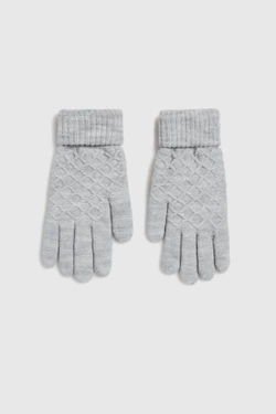 RĘKAWICZKI DAMSKIE Z-RE-4502 GREY MEL