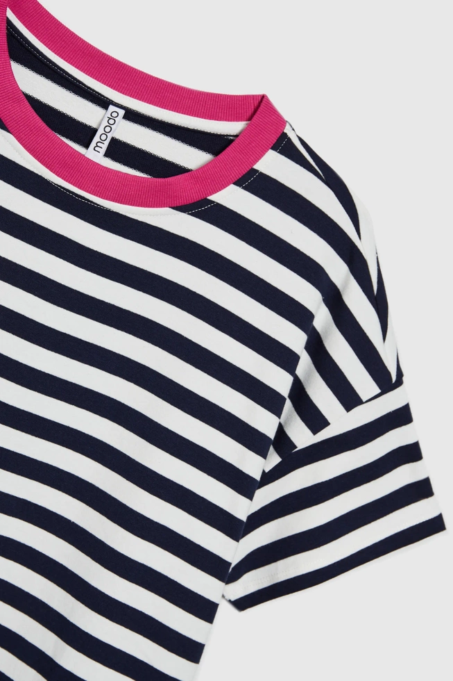BLUZA DAMSKA L-BL-4605 NAVY