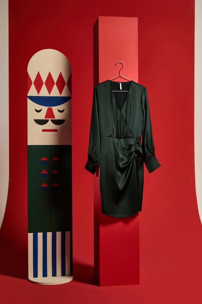 SUKIENKA DAMSKA Z-SU-4829 D.GREEN