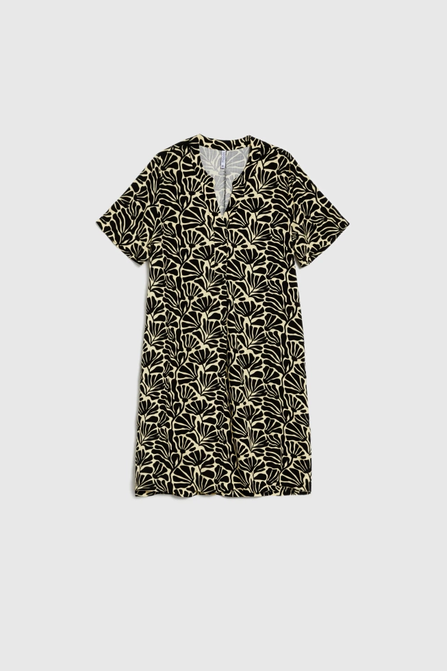 WOMEN'S DRESS L-SU-4649 BLACK
