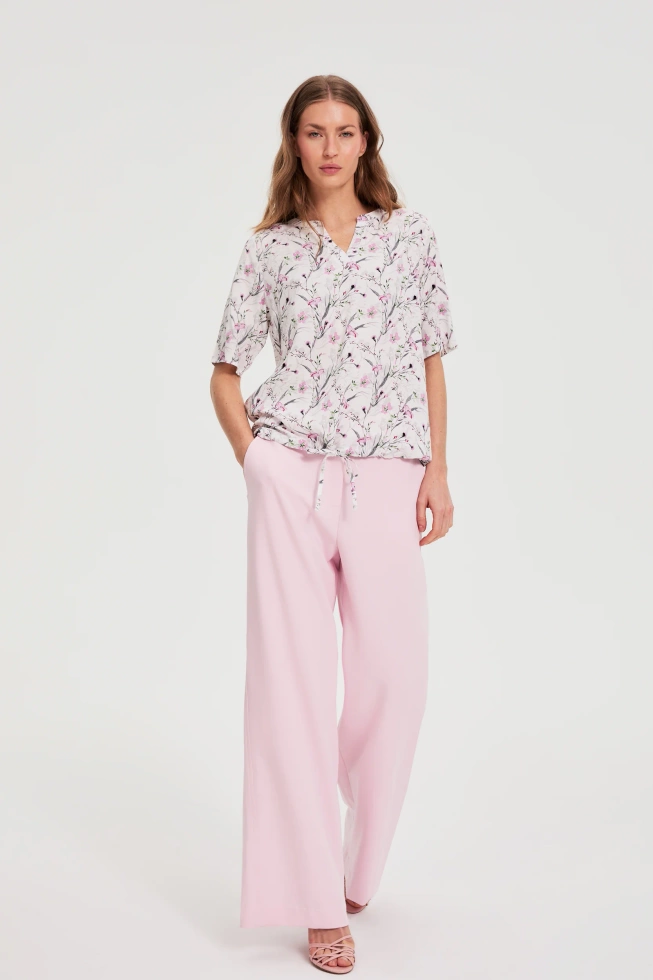 WOMEN'S SHIRT L-KO-4934 MULTICOLOUR