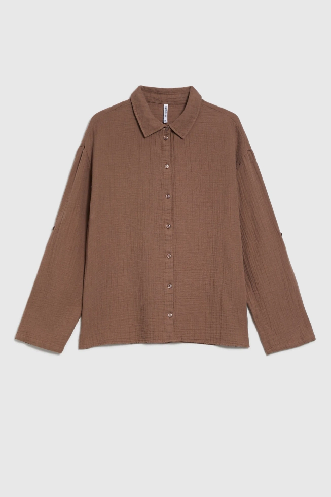 WOMEN'S SHIRT Z-KO-4800 COFFEE-set