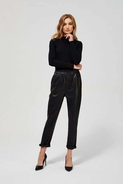 Spodnie z eko skóry Z-SP-3327 BLACK