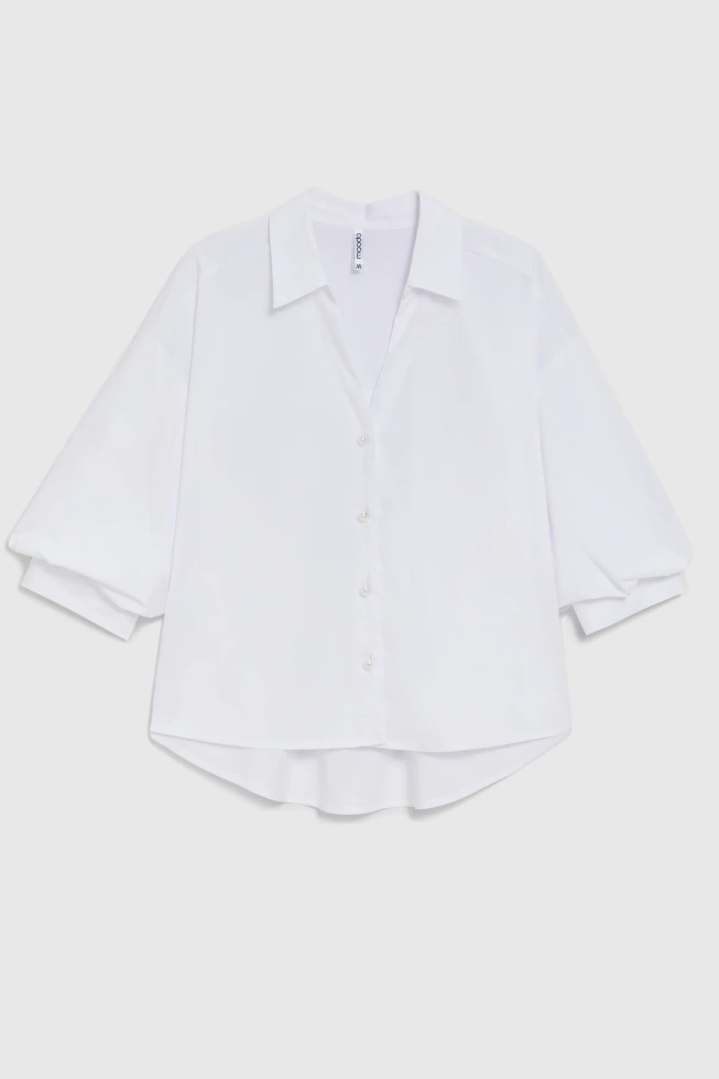 WOMEN'S SHIRT L-KO-4901 OFF WHITE