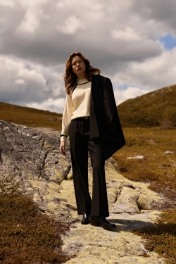 WOMEN'S PANTS Z-SP-4822 BLACK-set