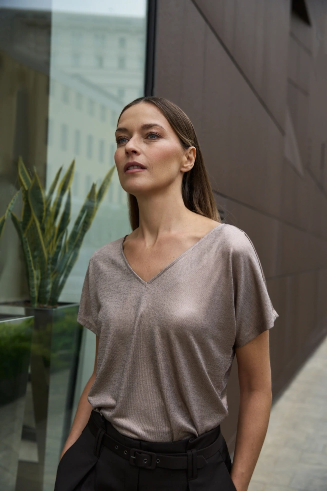 WOMEN'S TSHIRT Z-TS-4828 GOLD