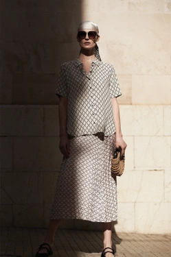 SPÓDNICA DAMSKA L-SC-4303 L.BEIGE