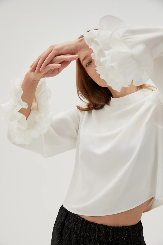 WOMEN'S SHIRT Z-KO-4529 OFF WHITE-set