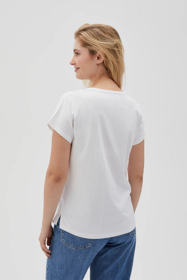 WOMEN'S TSHIRT L-TS-4635 WHITE