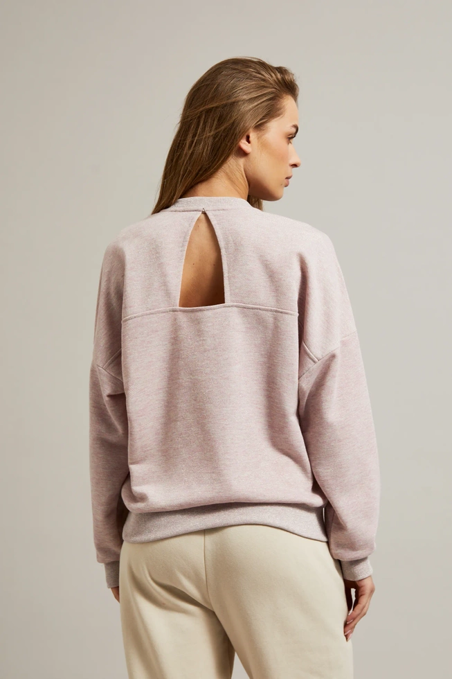 WOMEN'S SWEATSHIRT Z-BL-4504 PINK MEL