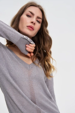 SWETER DAMSKI Z-SW-4807 L.GREY MEL-pakiet