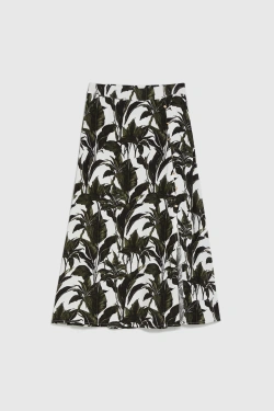 WOMEN'S SKIRT L-SC-4913 OFF WHITE-set