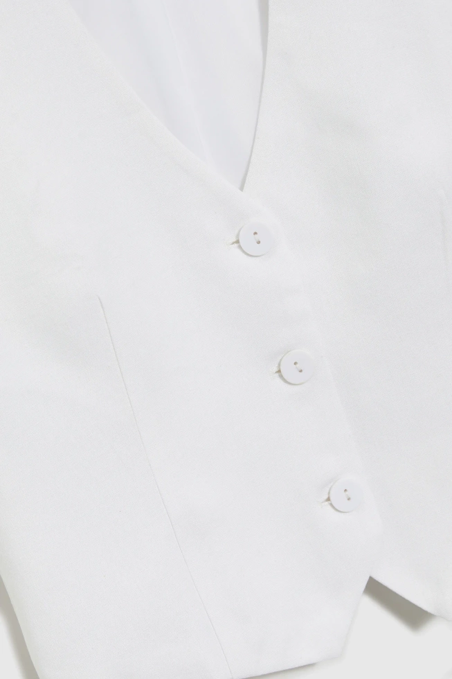 WOMEN'S JACKETS L-KA-4618 WHITE