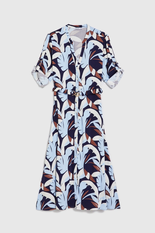 WOMEN'S DRESS L-SU-4909 NAVY-set