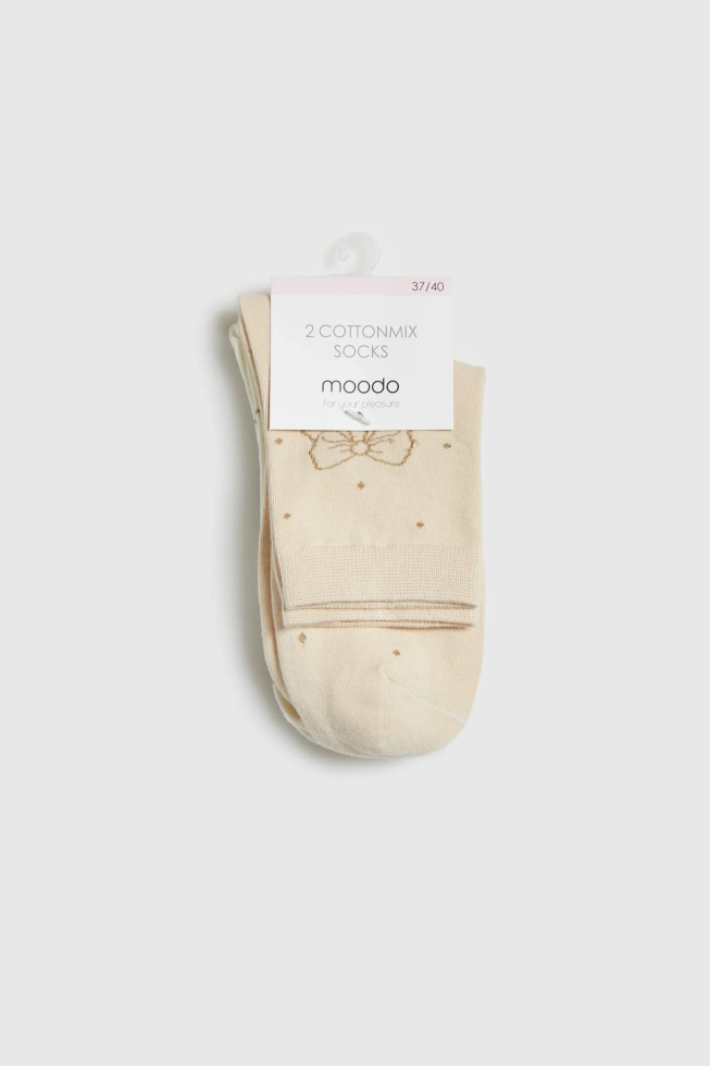 SKARPETKI DAMSKIE Z-SK-4817 BEIGE-pakiet