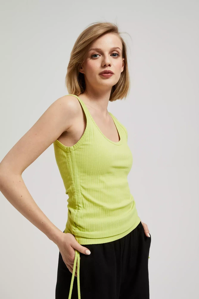 LADIES TOP L-TS-4066 L.GREEN