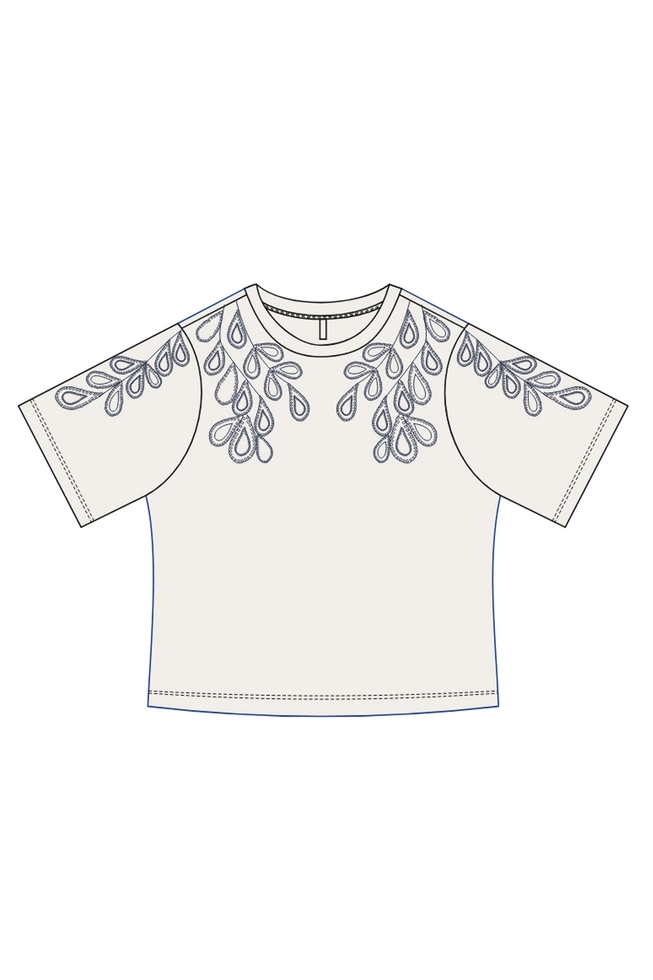 KOSZULKA DAMSKA L-TS-4970 OFF WHITE-pakiet