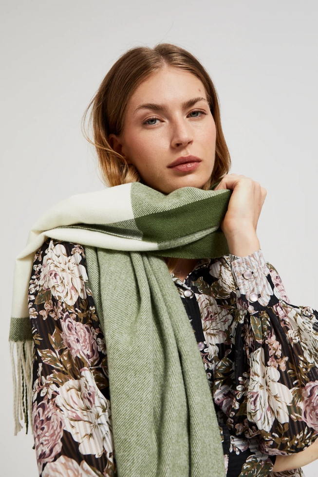 WOMEN'S SCARF Z-SZ-4510 D.OLIVE