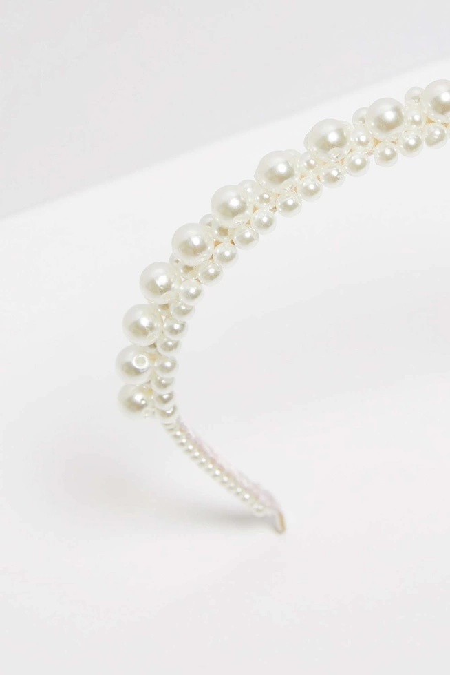 HAIRBAND L-OP-4004 OFF WHITE