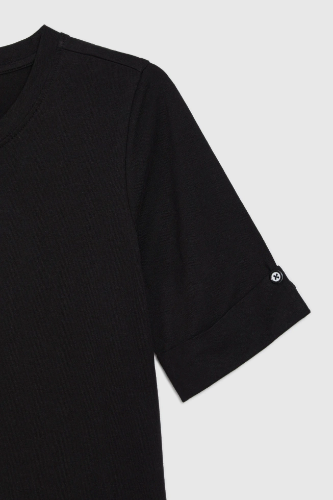 WOMEN'S TSHIRT L-TS-4910 BLACK