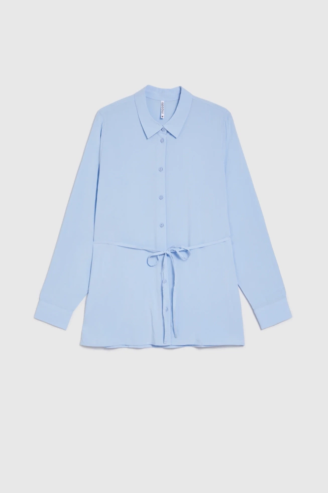 WOMEN'S SHIRT L-KO-4915 L.BLUE-set