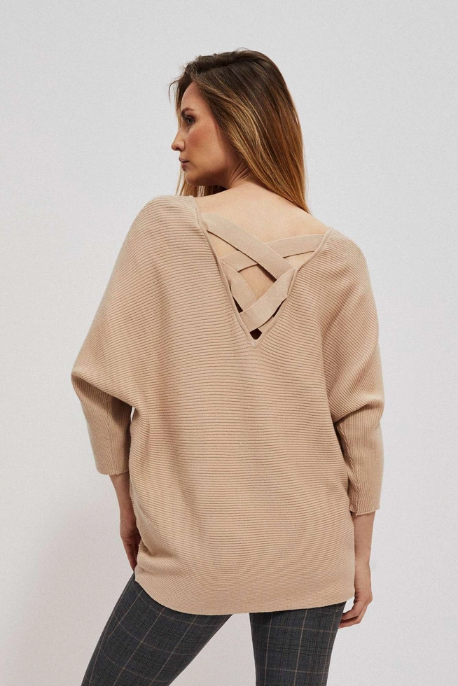 SWETER Z-SW-3904 BEIGE