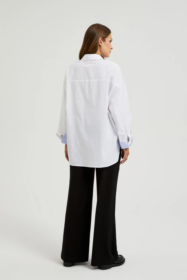 WOMEN'S SHIRT L-KO-4602 WHITE