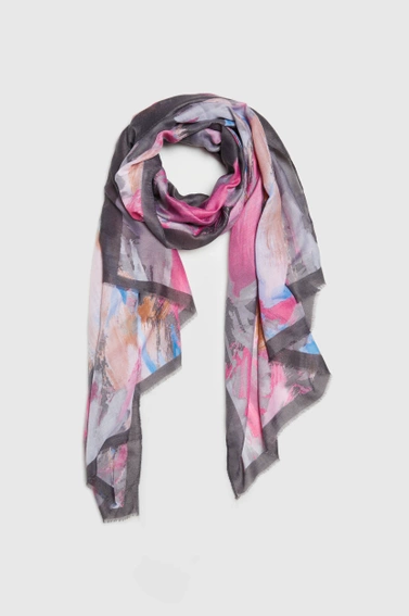 WOMEN'S SCARF L-SZ-4605 GREY