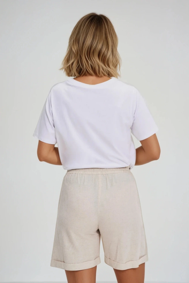 WOMEN'S TSHIRT L-TS-4725 WHITE