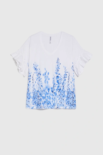 KOSZULKA DAMSKA L-TS-4992 WHITE