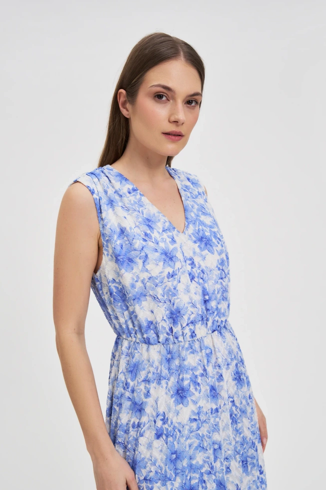 WOMEN'S DRESS L-SU-4630 L.BLUE