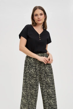 WOMEN'S TSHIRT L-TS-4702 BLACK