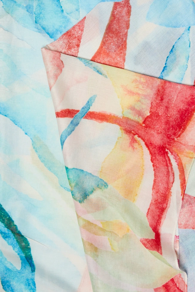 WOMEN'S SCARF L-SZ-4608 BLUE