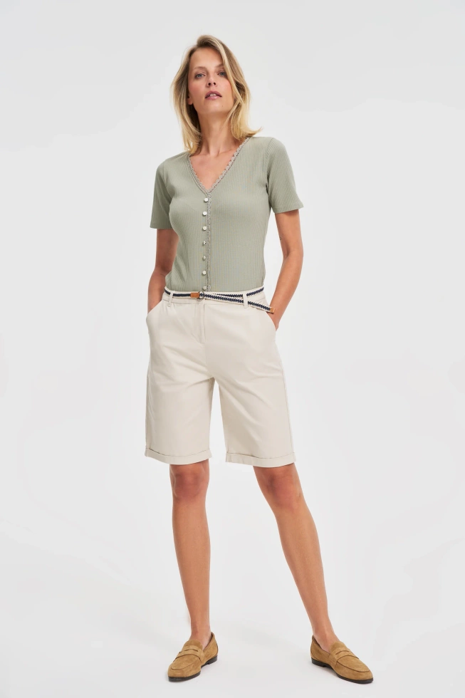 SZORTY DAMSKIE L-SH-4600 L.BEIGE