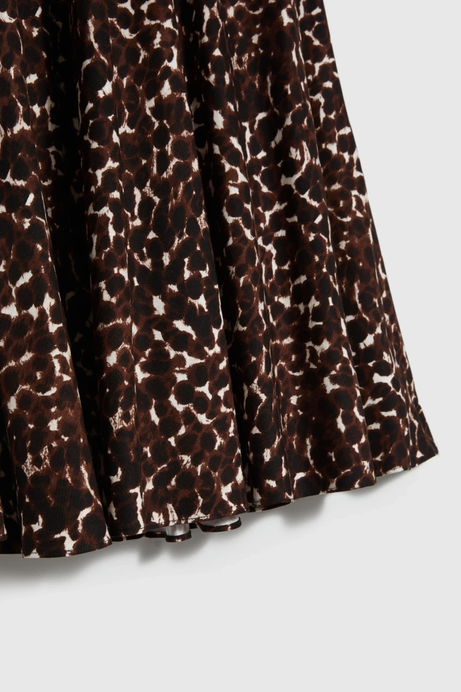 WOMEN'S SKIRT Z-SC-4804 BROWN-set