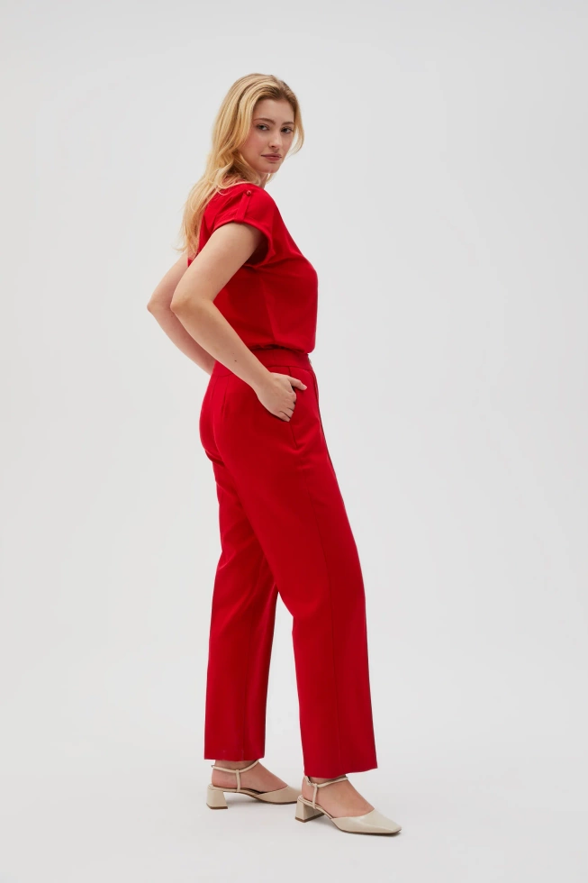 WOMEN'S PANTS L-SP-4616 RED-set