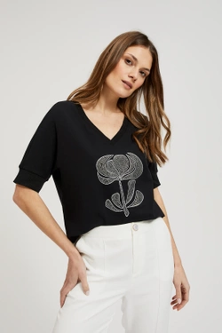 BLUZA DAMSKA L-BL-4301 BLACK