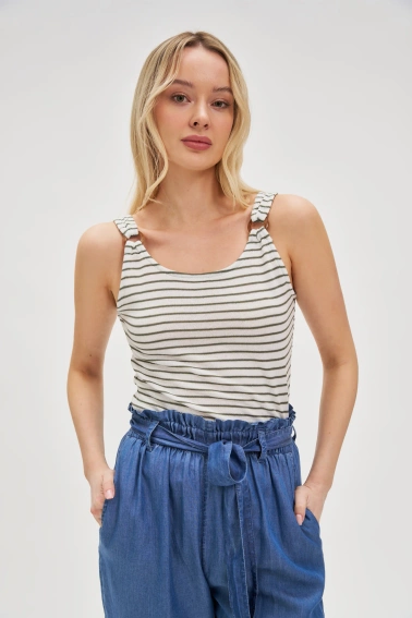 WOMEN'S TOP L-TS-4678 OLIVE