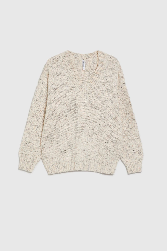 WOMEN'S SWEATER Z-SW-4501 L.BEIGE MEL