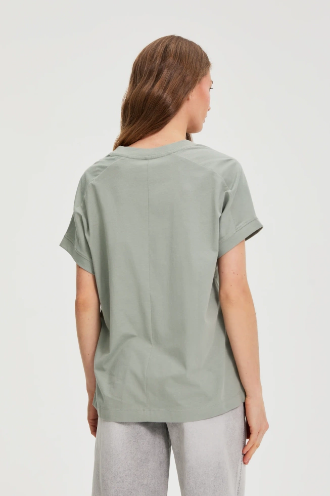 KOSZULKA DAMSKA L-TS-4942 OLIVE