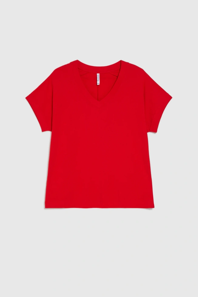 WOMEN'S TSHIRT L-TS-4942 RED