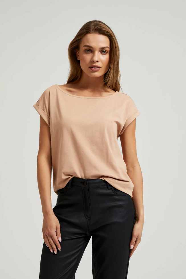 WOMEN'S TSHIRT Z-TS-4501 L.BROWN-set