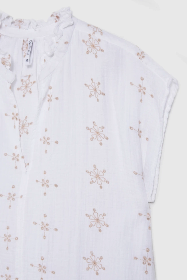 WOMEN'S SHIRT L-KO-4640 WHITE