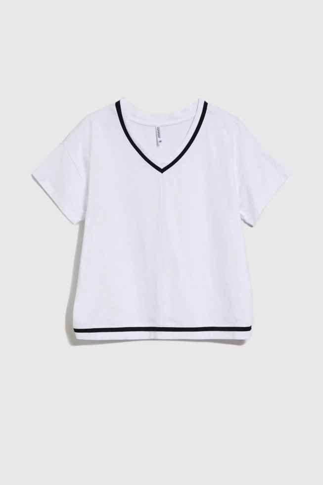 WOMEN'S TSHIRT L-TS-4753 WHITE-set