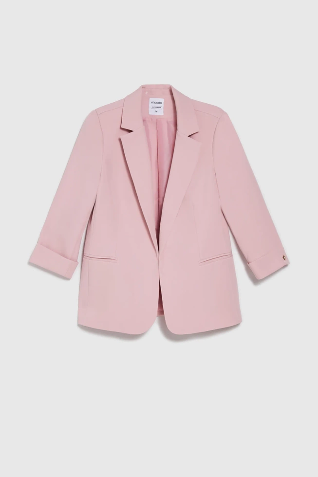 WOMEN'S JACKETS L-MR-4605 PINK-set