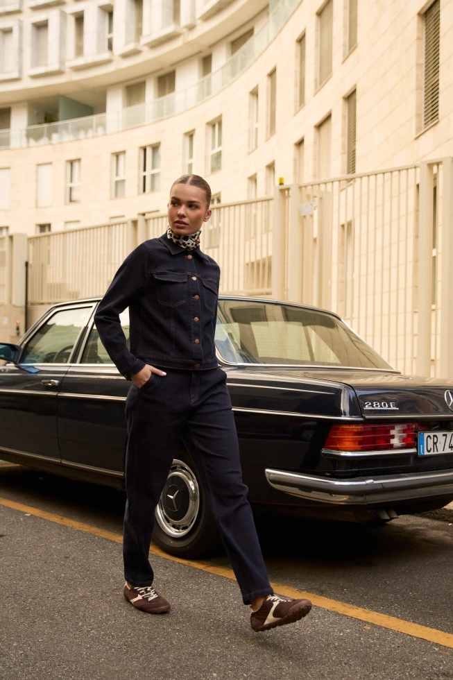 JEANSY DAMSKIE L-JE-4908 D.NAVY
