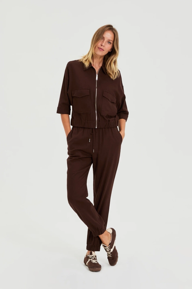 WOMEN'S PANTS L-SP-4924 D.BROWN