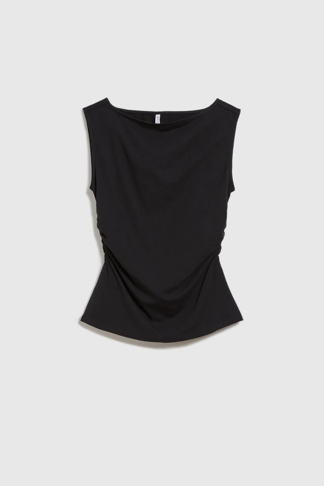 WOMEN'S TOP L-TS-4687 BLACK